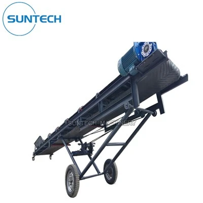 Truck Loading Chevron Conveyor Belt Machine